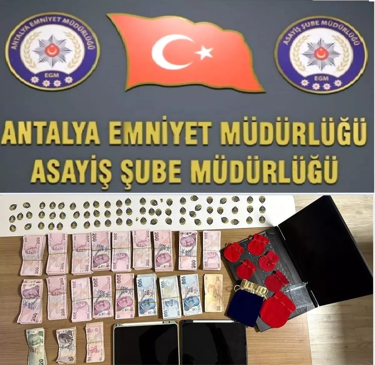 Antalya'da Sahte Altın Dolandırıcılığı: 3 Şüpheli Tutuklandı