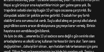 'Tanrı sana değişebilmen için şans verdi'